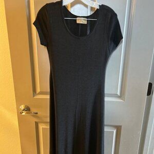 Black Jersey Knit Dress